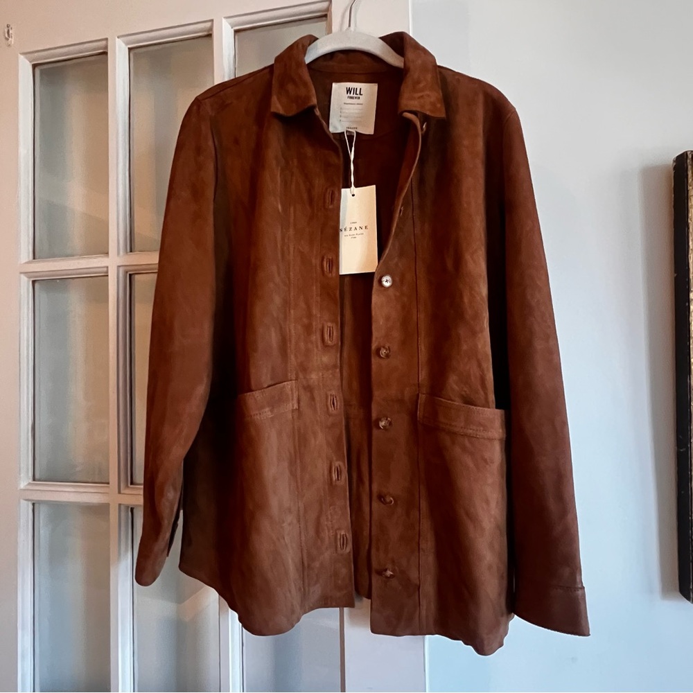 Sezanne Will Jacket Camel Suede- Small